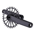 GARBARUK XC CRANKSET (no chainring) - BLACK/BLACK