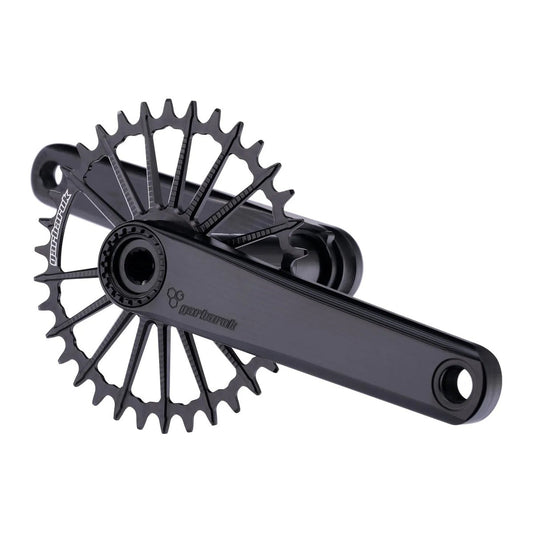 GARBARUK XC CRANKSET (no chainring) - BLACK/BLACK