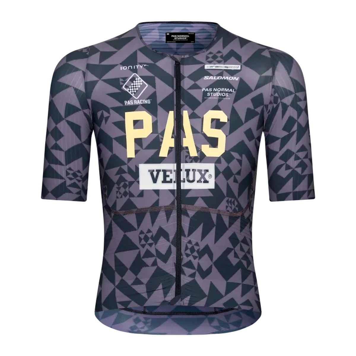 PAS NORMAL STUDIOS Mechanism Pro Men`s Jersey - AOP Origami Grey