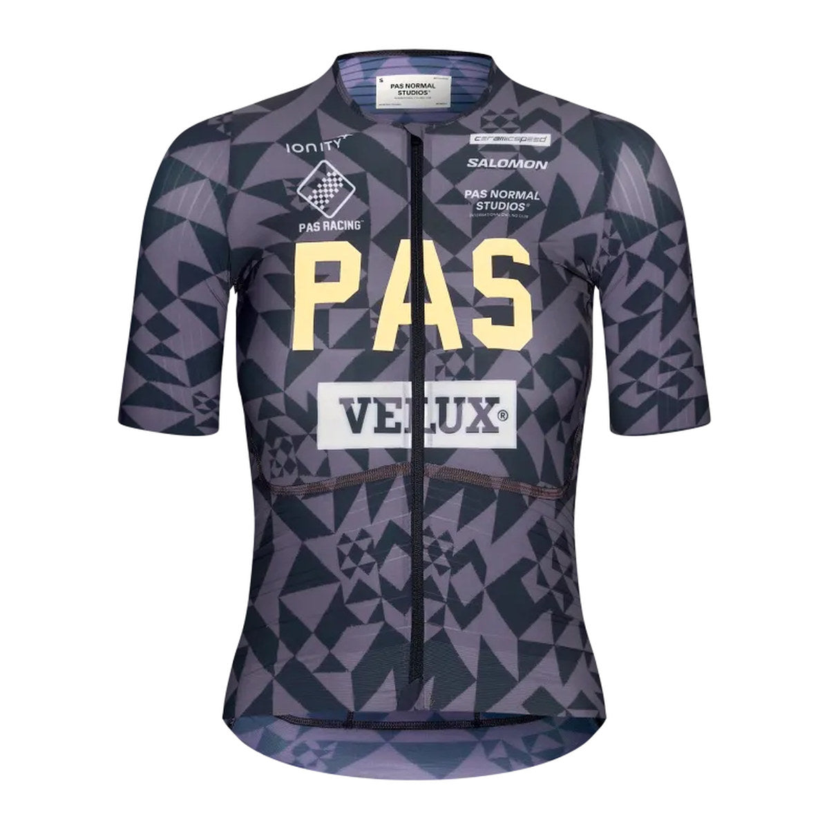 PAS NORMAL STUDIOS Mechanism Pro Women`s Jersey - AOP Origami Grey