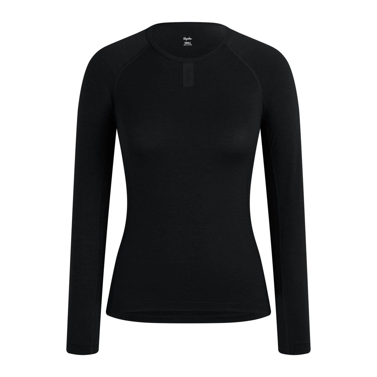 RAPHA MERINO LONG SLEEVE BASE LAYER - BLACK