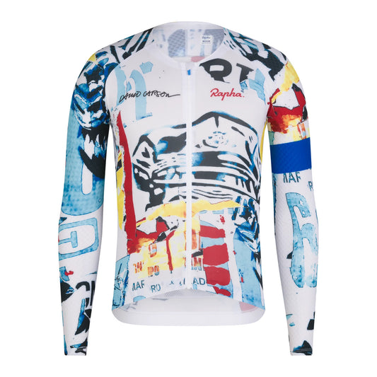 RAPHA Men's Pro Team LS Aero Jersey David Carson - WCO