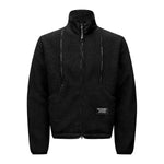 PAS NORMAL STUDIOS Off Race Pile Fleece Jacket - Black