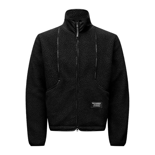 PAS NORMAL STUDIOS Off Race Pile Fleece Jacket - Black