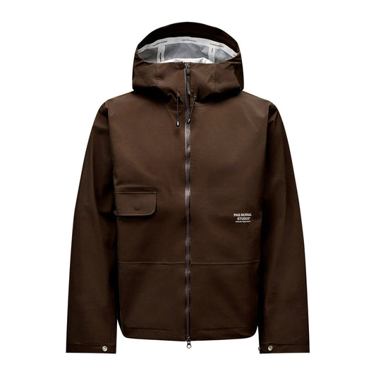 PAS NORMAL STUDIOS Off Race 3L Shell Jacket - Dark Coffee