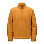 PAS NORMAL STUDIOS Off Race Boiled Wool Half Zip - Ochre