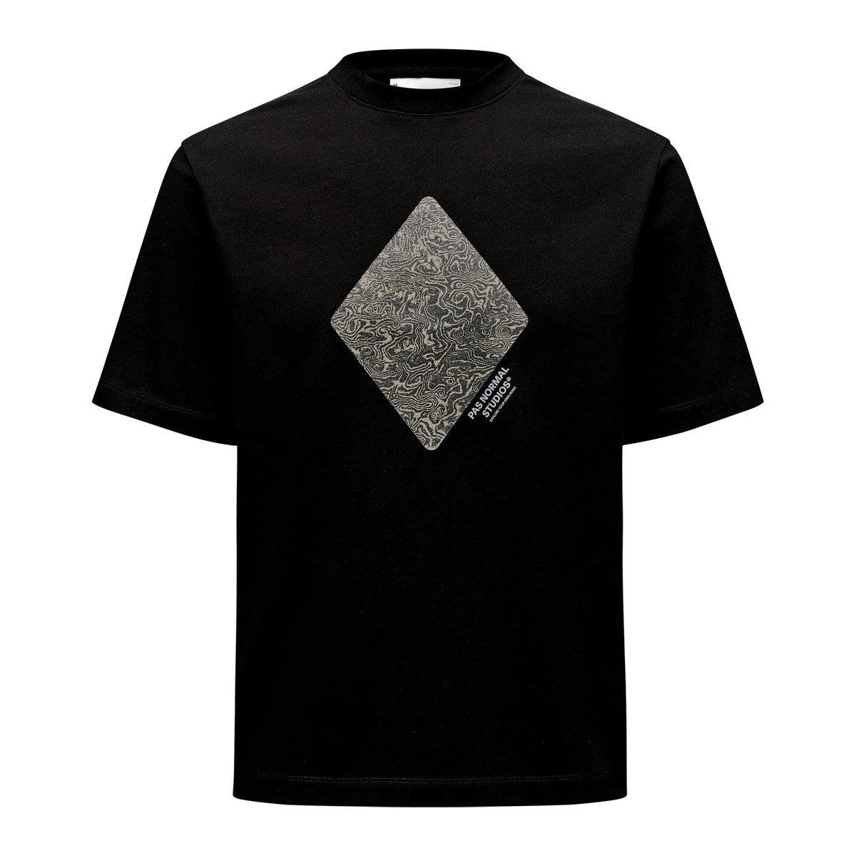 PAS NORMAL STUDIOS Off Race Graphic T Shirt - Black