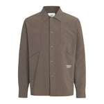 PAS NORMAL STUDIOS Off Race Tech Overshirt - Ash Brown