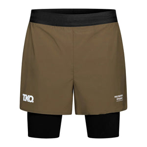 PAS NORMAL STUDIOS T.K.O. Balance 2in1 Shorts - Dark Stone