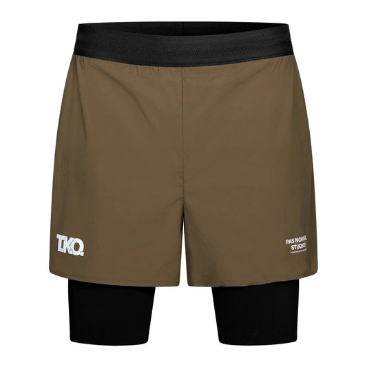 PAS NORMAL STUDIOS T.K.O. Balance 2in1 Shorts - Dark Stone