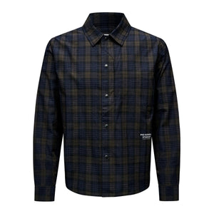 PAS NORMAL STUDIOS Off Race Seersucker Shirt - Dark Navy