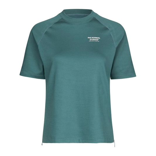 PAS NORMAL STUDIOS Women Escapism Technical SS TShirt - Dusty Teal