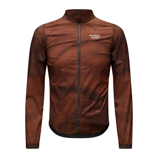 PAS NORMAL STUDIOS Mechanism Stow Away Jacket - AOP Light brown