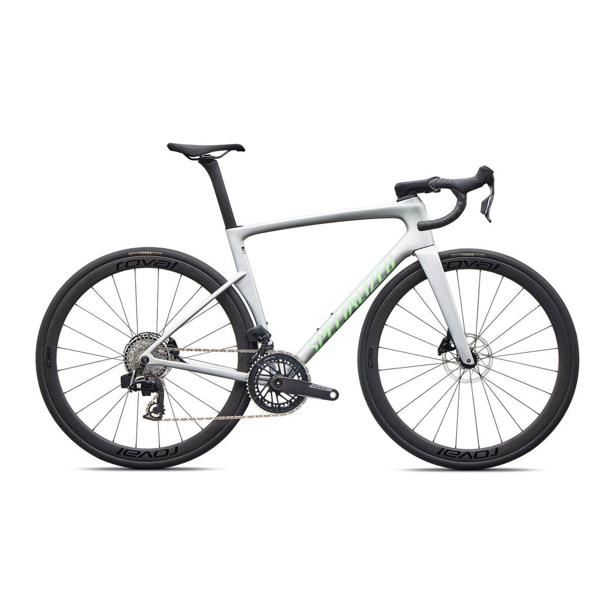 SPECIALIZED TARMAC SL9 EXPERT ROAD BIKE - SILVER DUST/POWDER LIME