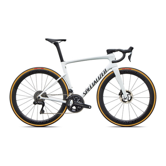 SPECIALIZED TARMAC SL9 SLEVEL ROAD BIKE - METALLIC WHITE SILVER/TARMAC BLACK