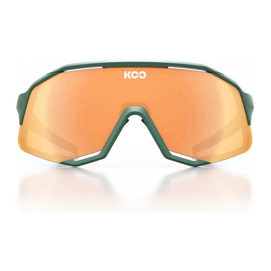KOO Demos Eyewear Green/Mat - Orange Mirror Lens