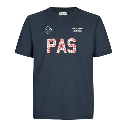 PAS NORMAL STUDIOS PAS Off Race Tshirt Short Sleeve SS25 - Navy