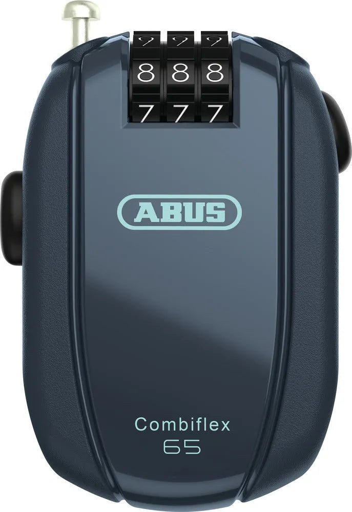 ABUS COMBIFLEX STOPOVER 65 COMBINATION CABLE LOCK - MIDNIGHT BLUE