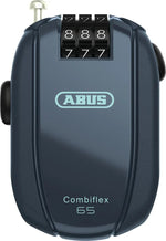 ABUS COMBIFLEX STOPOVER 65 COMBINATION CABLE LOCK - MIDNIGHT BLUE
