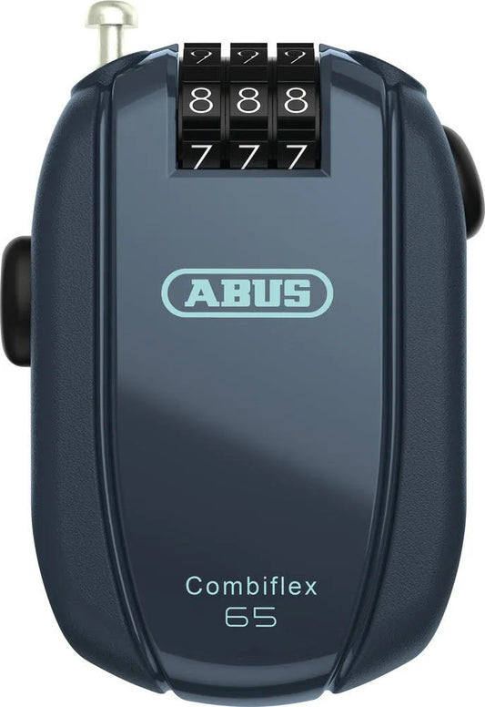 ABUS COMBIFLEX STOPOVER 65 COMBINATION CABLE LOCK - MIDNIGHT BLUE