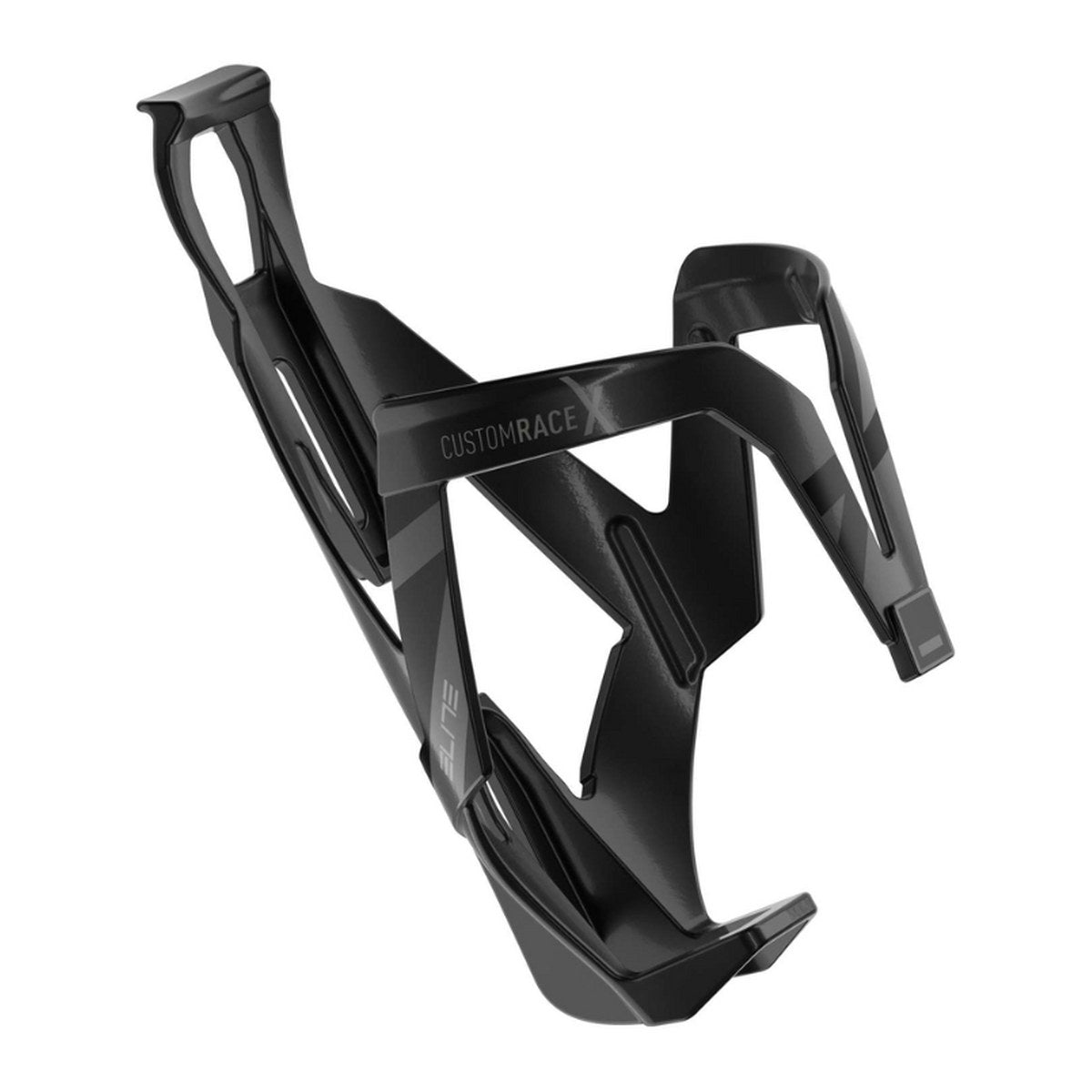 ELITE CUSTOM RACE X BOTTLE CAGE - BLACK GLOSSY