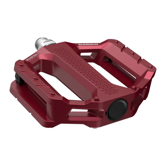 SHIMANO PD-EF202 Flat Pedals - Red