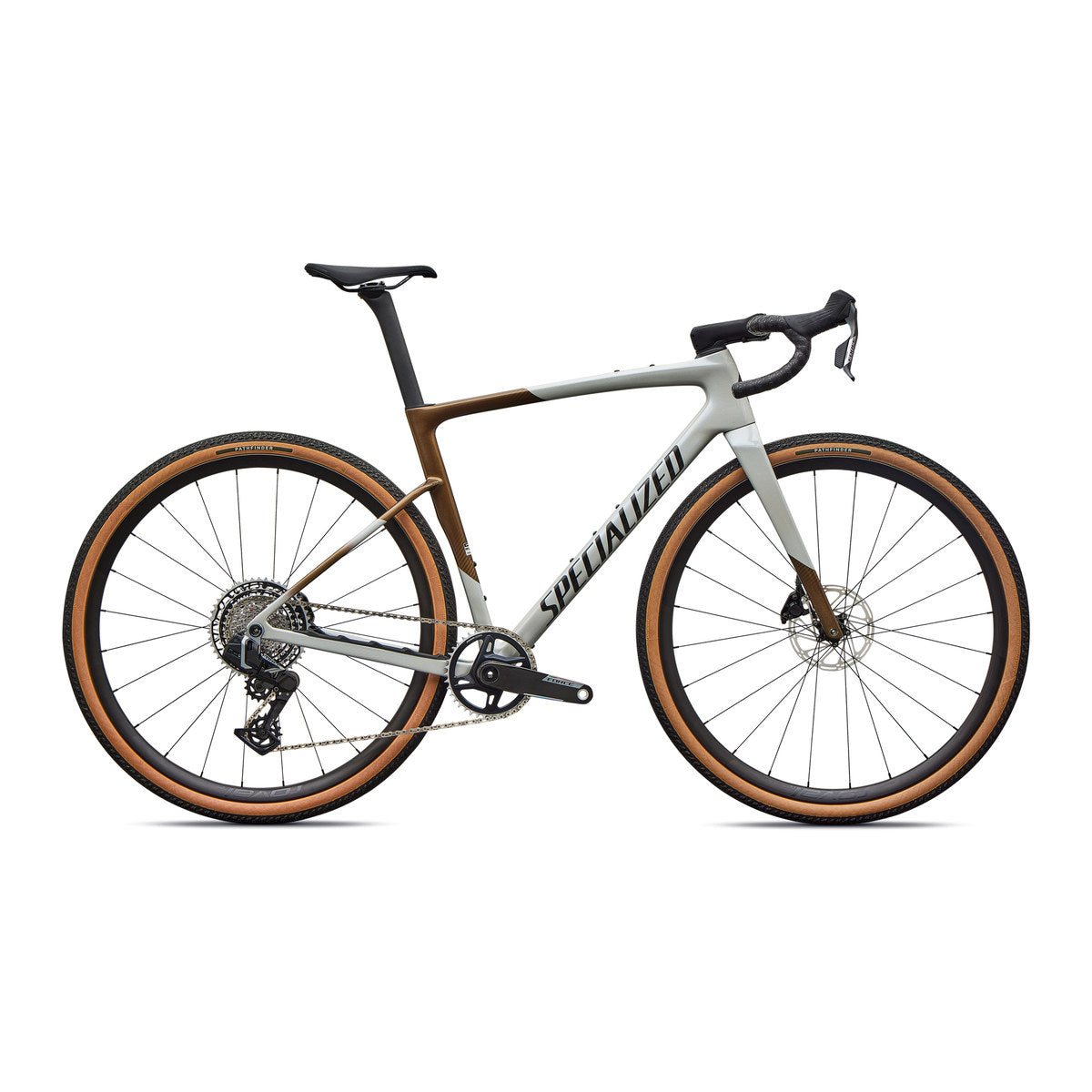 SPECIALIZED Crux 5 Expert  SRAM Force XPLR Gravel Bike - Gldprl/Dlmmet/Metobsd