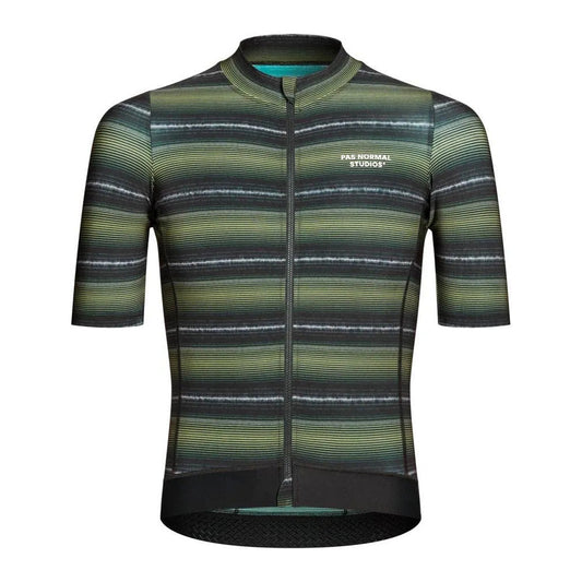 PAS NORMAL STUDIOS Essential Jersey - Light Olive Stripe