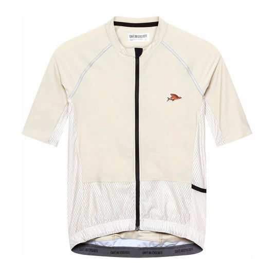 CAFE DU CYCLISTE Magda Lightweight Jersey - Chalk