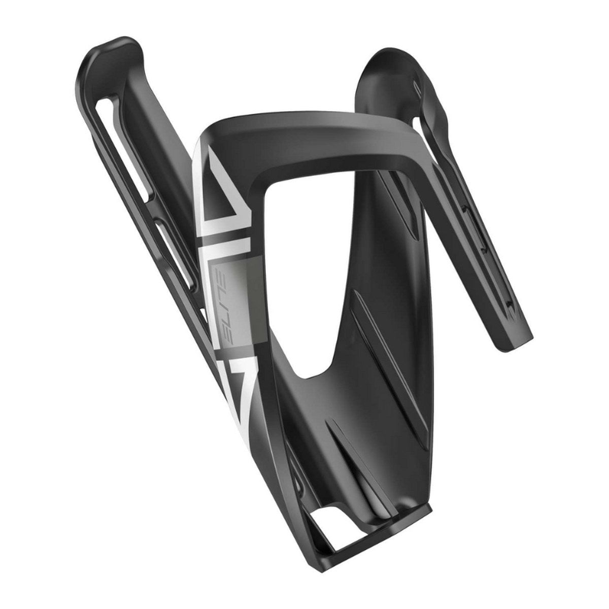 ELITE ALA FIBERGLASS BOTTLE CAGE - BLACK/WHITE