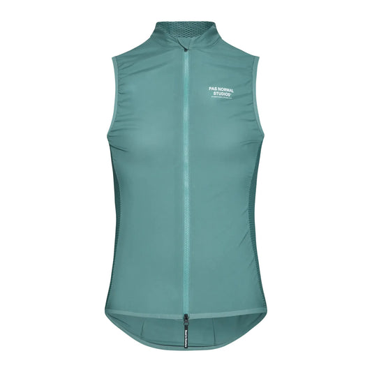 PAS NORMAL STUDIOS Mechanism Women Stow Away Gilet - Grey Teal