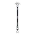 LEZYNE ABS FLEX HOSE PRESTA WITH VALVE TOOL FOR ROAD DRIVE PUMPS - BLACK/SILVER