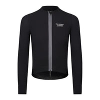 PAS NORMAL STUDIOS Hombres Escapism Maillot Ciclismo Manga Larga - Negro