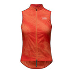 PAS NORMAL STUDIOS Women Mechanism Stow Away Gilet - AOP Hibiscus Orange