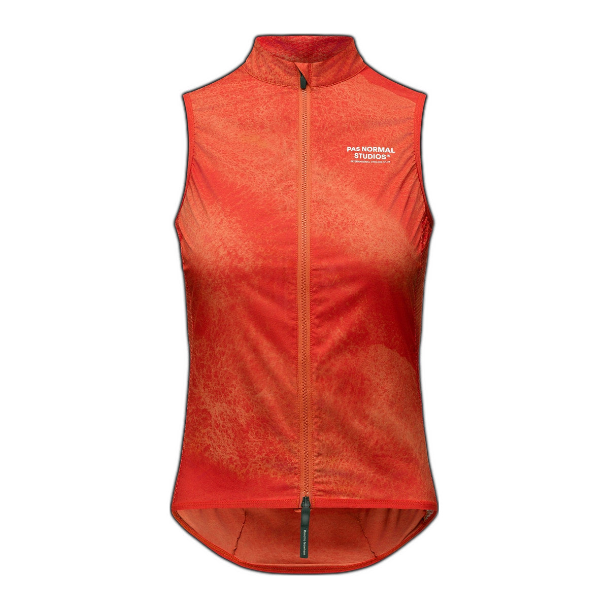 PAS NORMAL STUDIOS Women Mechanism Stow Away Gilet - AOP Hibiscus Orange
