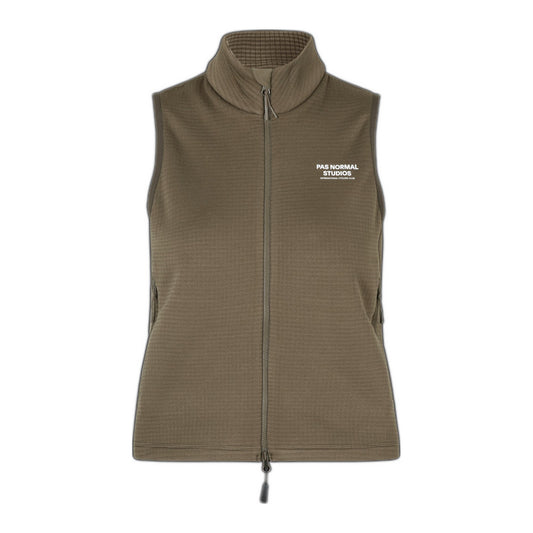 PAS NORMAL STUDIOS Women Escapism Performance Fleece Vest - Dark Stone