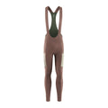 PEDALED ODYSSEY BIB TIGHTS - WALNUT