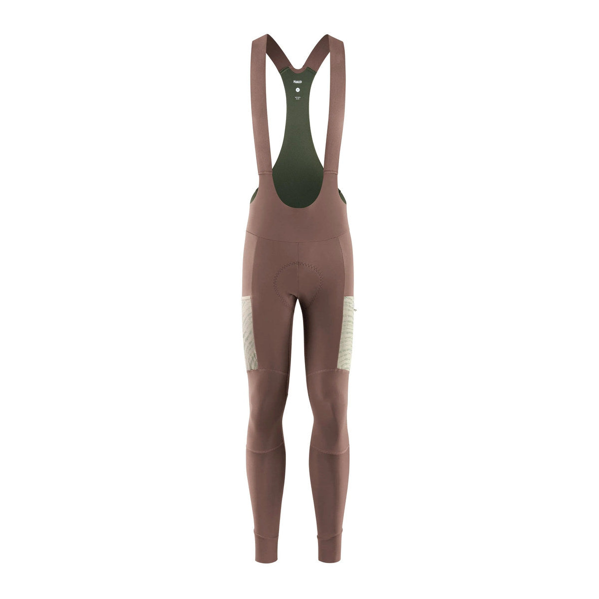 PEDALED ODYSSEY BIB TIGHTS - WALNUT