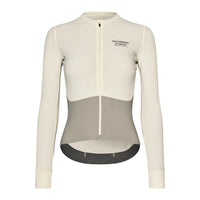 PAS NORMAL STUDIOS Mujer Mechanism Pro Maillot Ciclismo Manga Larga - Off Blanco