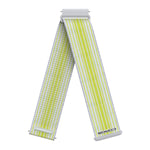 COROS PACE 4 NYLON BAND 22MM - STRIPED WHITE - LONG