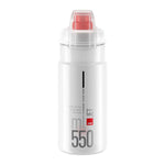 ELITE JET MTB BIDON 550ML - CLEAR/RED