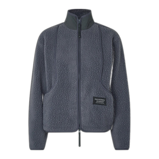 PAS NORMAL STUDIOS Women Off-Race Pile Fleece Jacket - Steel