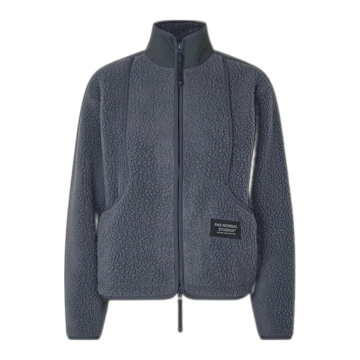 PAS NORMAL STUDIOS Women Off-Race Pile Fleece Jacket - Steel
