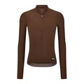 SANTINI Ready To Ride Unisex Long Sleeve Jersey - Chocolate