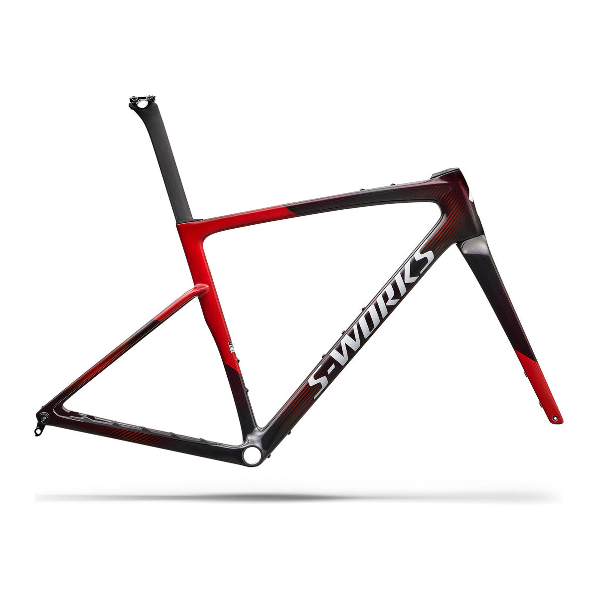 S-Works Crux 5 Frameset - FACT 12r Carbon 2027- Caynmet/Redtnt/Metwhtsil