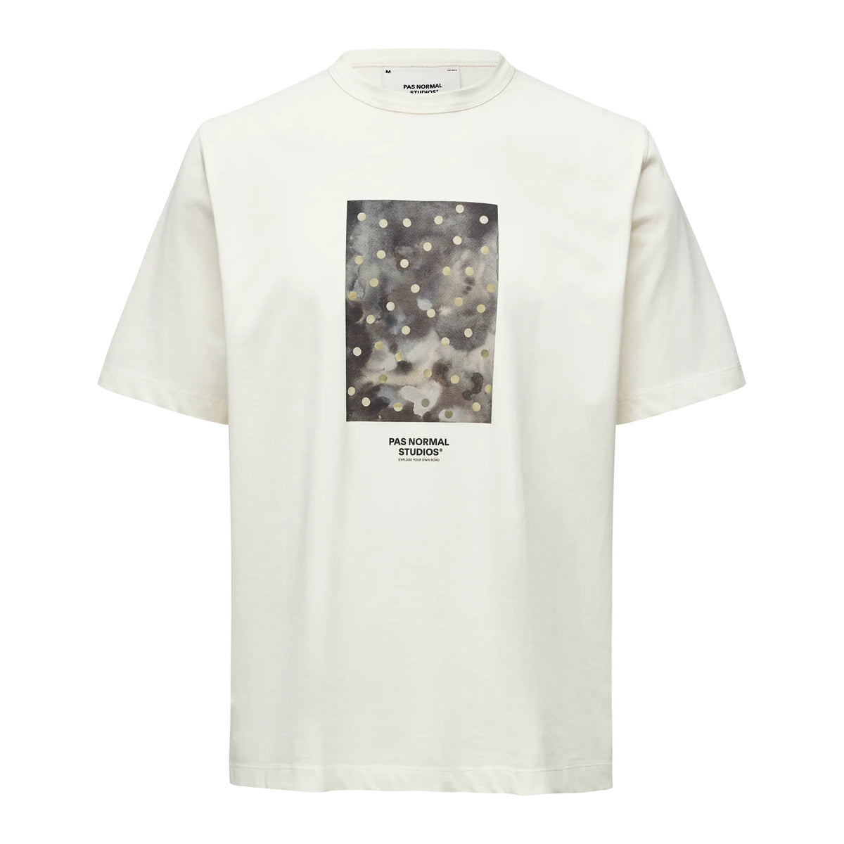PAS NORMAL STUDIOS Off Race Cotton Tech Graphic Tshirt - Off White