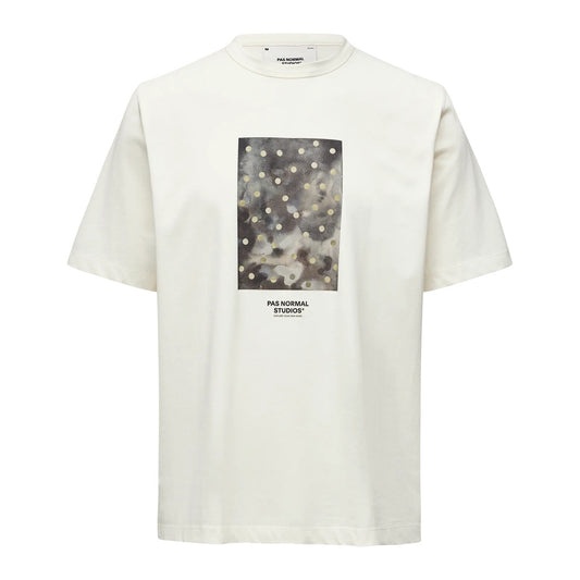 PAS NORMAL STUDIOS Off Race Cotton Tech Graphic Tshirt - Off White
