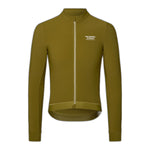 PAS NORMAL STUDIOS Hombres Essential Maillot Ciclismo Manga Larga - Khaki Green