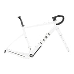 FARA Gr4 Gravel Frameset with Modular Cockpit - Arctic White