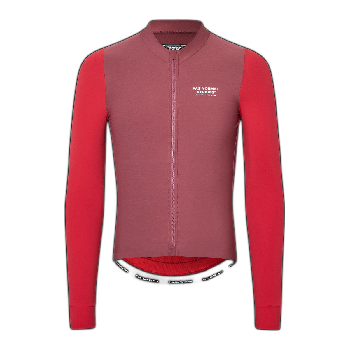 PAS NORMAL STUDIOS Men Mechanism Long Sleeve Jersey - Color Block Red